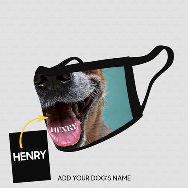 Personalized Dog Gift Idea - Jack Russell Laughing Zoom For Dog Lovers - Cloth Mask